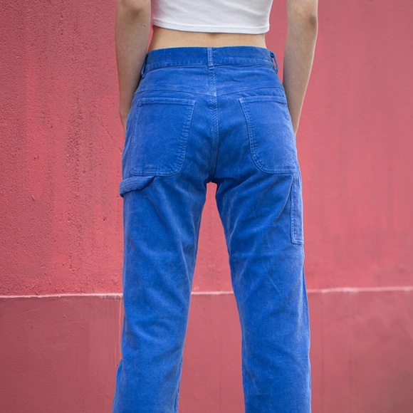 Pants - Brandy Melville jgalt blue corduroy painter pants